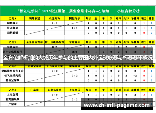 全方位解析加的夫城历年参与的主要国内外足球联赛与杯赛赛事概况 全方位解析加的夫城历年参与的主要国内外足球联赛与杯赛赛事概况
